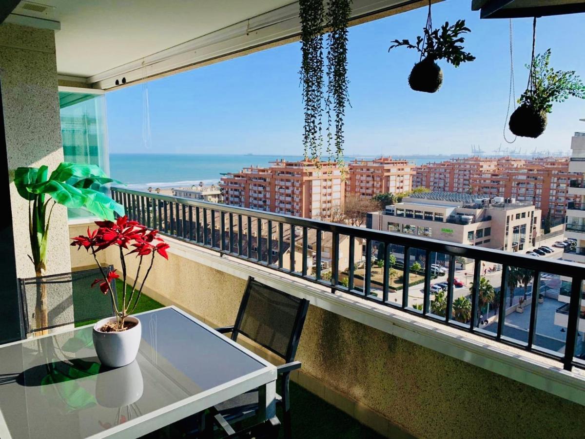 Non Stress Atico Duplex Con Vistas Al Mar Apartment Valencia Bagian luar foto
