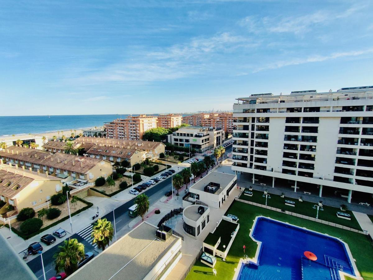 Non Stress Atico Duplex Con Vistas Al Mar Apartment Valencia Bagian luar foto