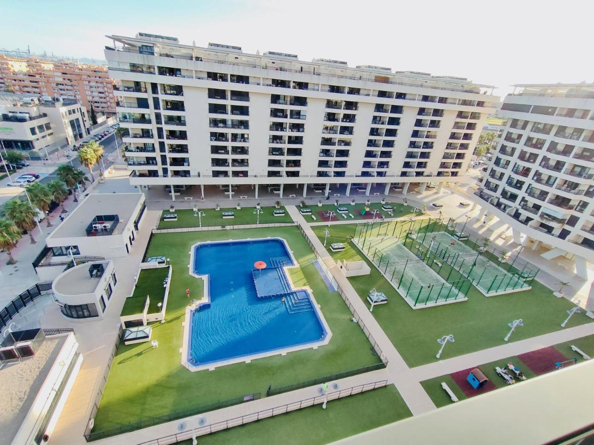 Non Stress Atico Duplex Con Vistas Al Mar Apartment Valencia Bagian luar foto